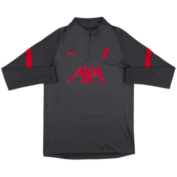 2020-21 Liverpool Nike 1/4 Zip Sweat Top - 7/10 - (M)