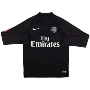 2018-19 Paris Saint-Germain Nike 1/4 Zip Sweat Top - 9/10 - (M)