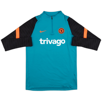 2020-21 Chelsea Nike 1/4 Zip Sweat Top - 10/10 - (M)