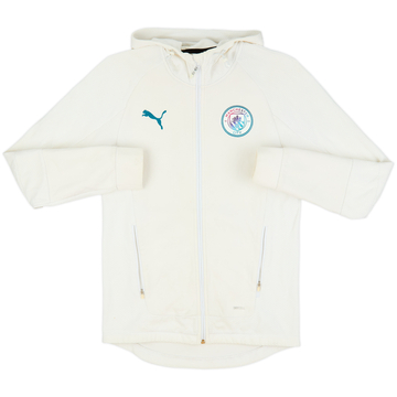 2021-22 Manchester City Puma Hooded Track Top - 6/10 - (S)