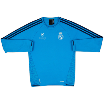 2015-16 Real Madrid CL adidas Sweat Top - 8/10 - (XS)