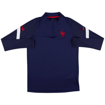 2020-21 France Nike 1/4 Zip Drill Top - 8/10 - (M)