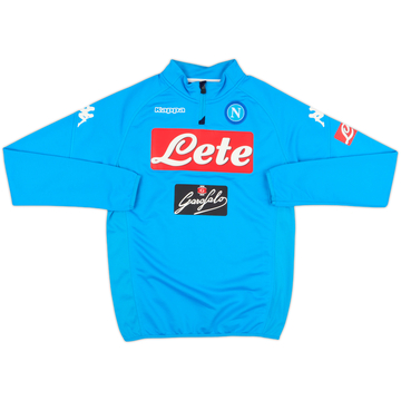 2017-18 Napoli Kappa 1/4 Zip Drill Top - 10/10 - (S)