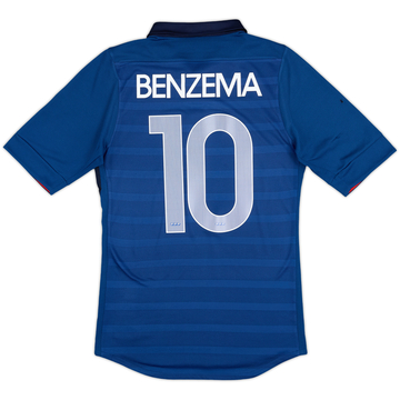 2011-12 France Home Shirt Benzema #10 - 5/10 - (S)