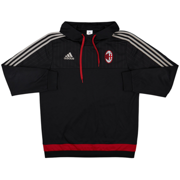 2015-16 AC Milan adidas Hooded Sweat Top - 8/10 - (L)
