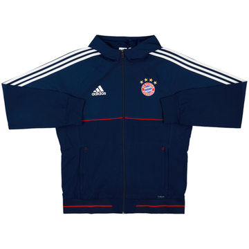 2017-18 Bayern Munich adidas Hooded Track Jacket - 8/10 - (L)