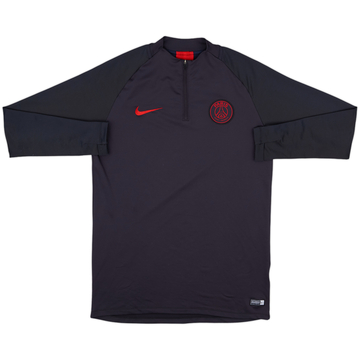 2019-20 Paris Saint-Germain Nike 1/4 Zip Drill Top - 8/10 - (M)
