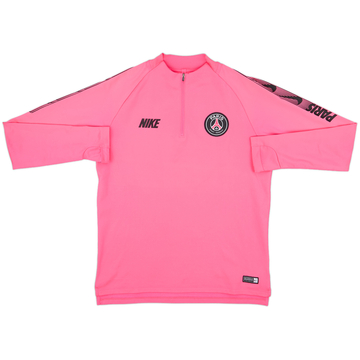 2019-20 Paris Saint-Germain Nike 1/4 Zip Drill Top - 9/10 - (M)