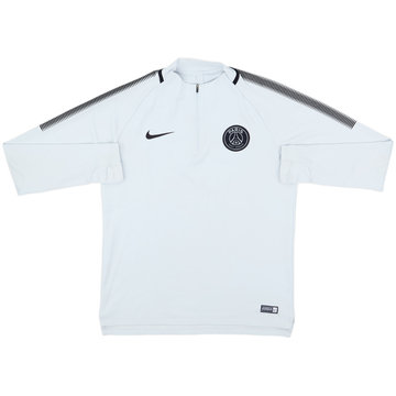 2017-18 Paris Saint-Germain Nike 1/4 Zip Drill Top - 8/10 - (M)