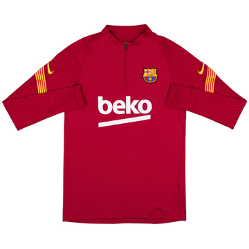 2020-21 Barcelona Nike 1/4 Zip Drill Top - 8/10 - (S)