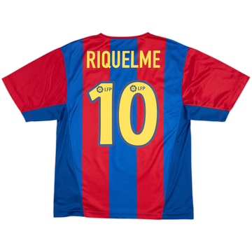 2002-03 Barcelona Basic Home Shirt Riquelme #10 - 9/10 - (S)