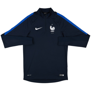 2016-18 France Nike 1/4 Zip Drill Top - 9/10 - (S)