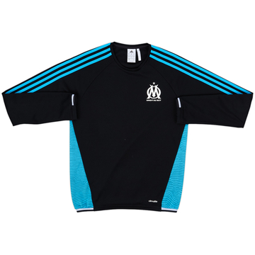 2015-16 Olympique Marseille adidas Sweat Top - 9/10 - (S)