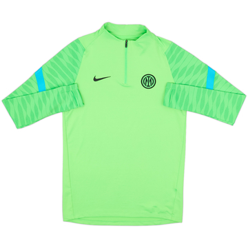 2021-22 Inter Milan Nike 1/4 Zip Drill Top - 8/10 - (S)