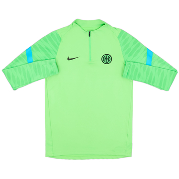 2021-22 Inter Milan Nike 1/4 Zip Drill Top - 9/10 - (S)