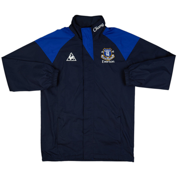 2010-11 Everton Le Coq Sportif Hooded Rain Jacket - 8/10 - (M)