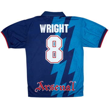 1995-96 Arsenal Away Shirt Wright #8 - 9/10 - (M)