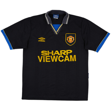 1993-95 Manchester United Away Shirt - 6/10 - (XL)