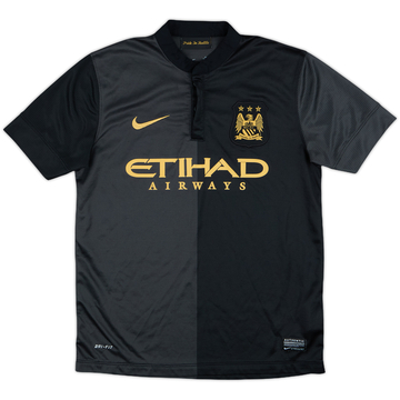 2013-14 Manchester City Away Shirt - 9/10 - (M.Boys)