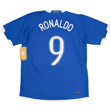 2006-07 Brazil Away Shirt Ronaldo #9 (L)