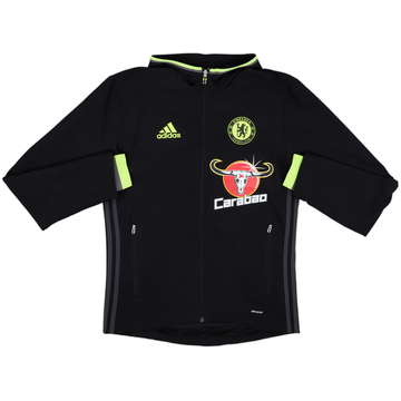2016-17 Chelsea adidas Hooded Track Jacket - 8/10 - (S)