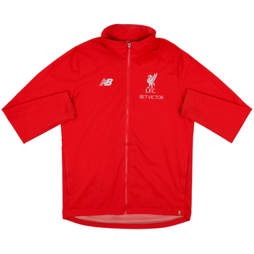2018-19 Liverpool New Balance Hooded Track Jacket - 7/10 - (XL)