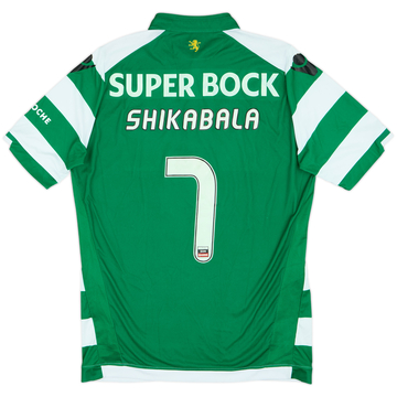 2014-15 Sporting CP Home Shirt Shikabala #7 - 6/10 - (L)