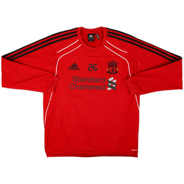 2010-11 Liverpool adidas Sweat Top #26 - 7/10 - (M)
