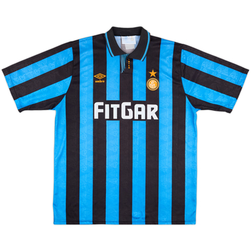 1991-92 Inter Milan Home Shirt - 8/10 - (XL)