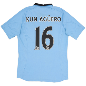 2012-13 Manchester City Home Shirt Kun Aguero #16 - 7/10 - (M)