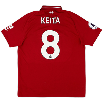 2018-19 Liverpool Home Shirt Keita #8 - 7/10 - (M)