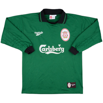1996-97 Liverpool GK Shirt - 8/10 - (M)