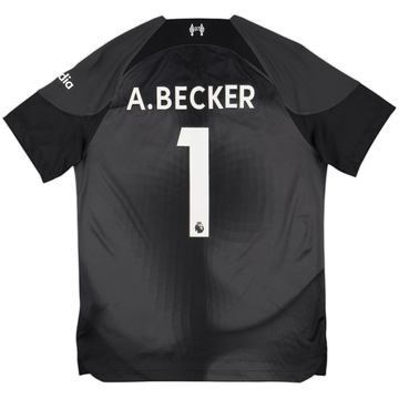 2022-23 Liverpool GK S/S Shirt A.Becker #1 - 10/10 - (M)
