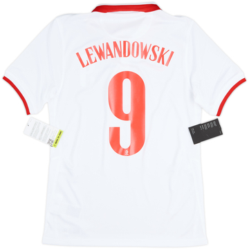 2020-21 Poland Home Shirt Lewandowski #9 (S)