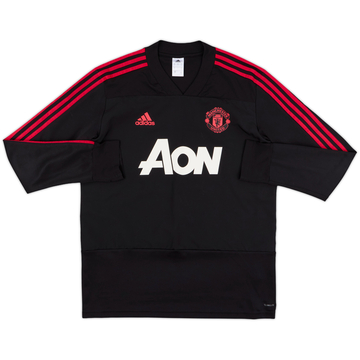 2018-19 Manchester United adidas Drill Top - 10/10 - (L)