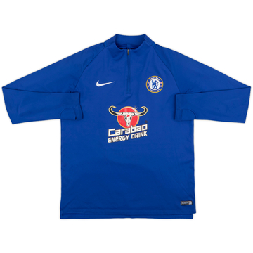 2018-19 Chelsea Nike 1/4 Zip Sweat Top - 8/10 - (L)