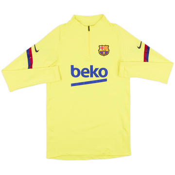 2020-21 Barcelona Nike 1/4 Zip Sweat Top - 8/10 - (S)