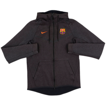 2018-19 Barcelona Nike Hooded Track Jacket - 7/10 - (S)