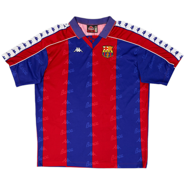 1992-95 Barcelona Home Shirt & Shorts - 9/10 - (XL)