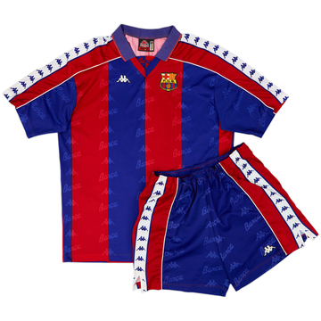 1992-95 Barcelona Home Shirt & Shorts - 9/10 - (XL)