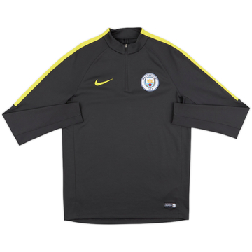 2016-17 Manchester City Nike 1/4 Zip Sweat Top - 10/10 - (M)