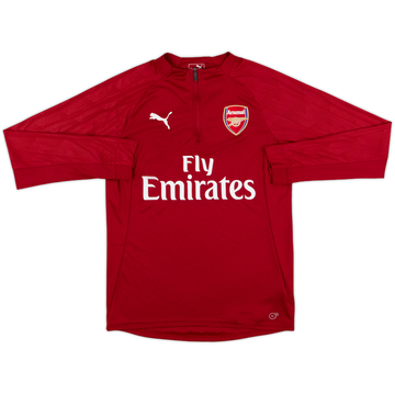 2017-18 Arsenal Puma 1/4 Zip Sweat Top - 9/10 - (S)