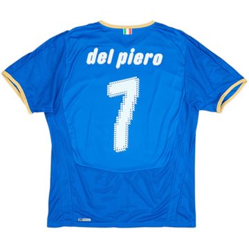 2007-08 Italy Home Shirt Del Piero #7 - 6/10 - (L)