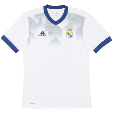 2016-17 Real Madrid adidas Cotton Tee - 8/10 - (S)