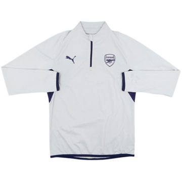 2018-19 Arsenal Puma 1/4 Zip Sweat Top - 9/10 - (M)