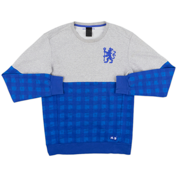 2016-17 Chelsea adidas Sweat Top - 9/10 - (S)