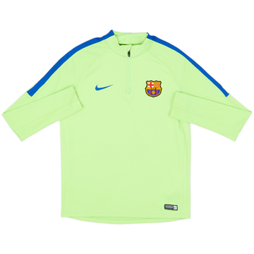 2017-18 Barcelona Nike 1/4 Zip Drill Top - 5/10 - (XL.Boys)