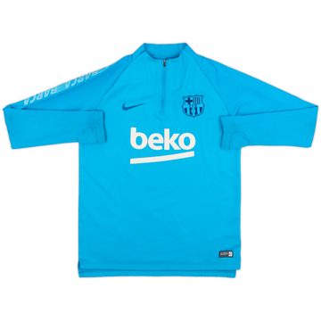 2019-20 Barcelona Nike 1/4 Zip Sweat Top - 6/10 - (M)