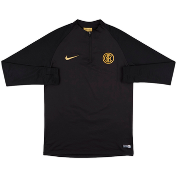 2019-20 Inter Milan Nike 1/4 Zip Sweat Top - 9/10 - (M)