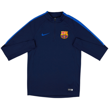 2016-17 Barcelona Nike 1/4 Zip Drill Top - 9/10 - (S)